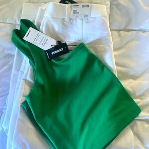 dress top and  dress pants from EXPRESS
